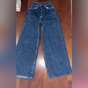 BDG wide leg jeans dark blue wash